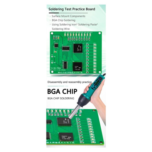 New BGA Chip SMD Component Soldering Practice Board Assembly Kit 555+4017 SMT LED Flowing Light Components 1