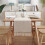 2X Cotton Linen Fringe Table Runner,Woven Decorative Table Runners, Macrame Table Runner for Kitchen Decor 13X70Inch 2