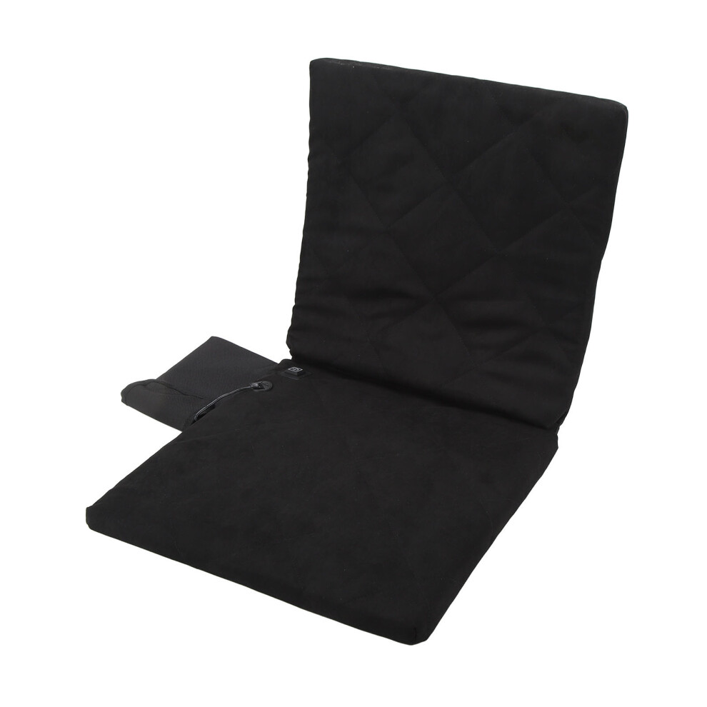 Foldable Heated Seat Cushion Portable 3Gears, 40x40cm, Universal