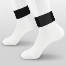 2 Pair Soccer Shin Guard Stay Fixed Bandage Tape Shin Pads Prevent Drop Off Adjustable Elastic Sports Bandage,Black