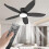 2Pcs Ceiling Fan Remote Replacement 6 Speed and Timer Control Remote Controller for Home Bedroom Living Room 6
