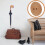 1St Wandhanger Knoopvorm Chocolade Kleur Voor 5