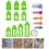 1 Set Bias Tape Makers Sewing Quilting Tool Kit 9