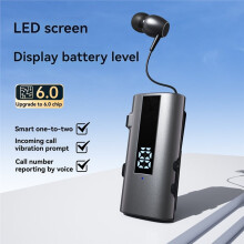 K92 Digitale  6.0 Dasspeldheadset voor Zakelijk Gebruik, 30 Uur Bellen/50 Uur Muziek, Herinneringsfunctie, LED-Display A