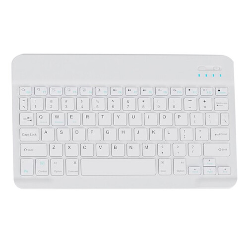 2X  Keyboard Portable Keyboard for Tablet PC Tablet Gaming Accessories White 1