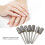 7pcs Tungsten Steel Nail Drill Bits for Professionals & Beginners 4