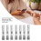 7pcs Tungsten Steel Nail Drill Bits for Professionals & Beginners 10