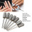 7pcs Tungsten Steel Nail Drill Bits for Professionals & Beginners 12