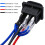 2X Momentary Polarity Reverse  Waterproof Control Motor Actuator 6 Pin 3 Position Rocker Toggle 3