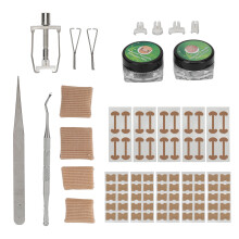 Ingrown Toenail Treatment Kit with Patches & Tools, Glue-Free, Stainless Steel