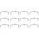 12Pcs Silver Alloy Purse Clasp Frames Decorative Handbag Handles 4