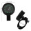 Motorcycle Table Clock Black Aluminum Waterproof Handlebar Watch 3