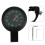 Motorcycle Table Clock Black Aluminum Waterproof Handlebar Watch 6