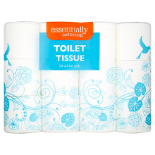 Essentially Catering Toilet Tissue 24 White Rolls 24Roll (Pack of 1)
