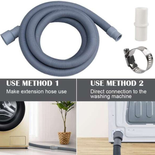 Automatic Drum Washing Machine Drain Pipe Drain Hose Fittings, 4 Meter 1