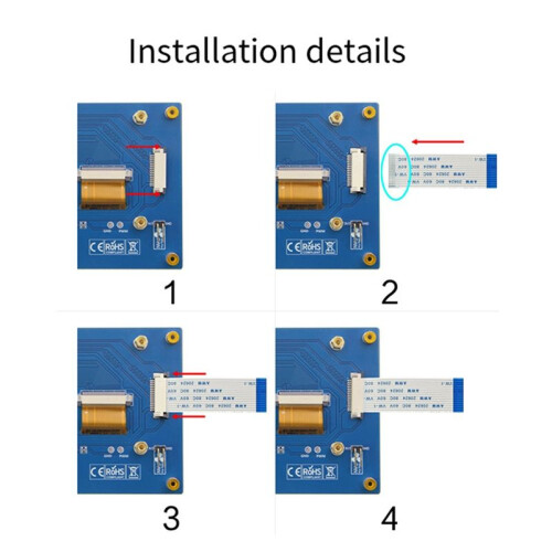 Para Tela Sensível Ao Toque IPS Orange Pi de 5 Polegadas, Painel de Monitor de Exibição IMIPI Adequado para Placas Orange Pi 3B de 5 Polegadas 2
