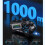 Motorcycle Helmet  Intercom,Helmet Wireless Headset with LED HD Digital Display Intercom Distance 1800ft 6