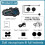 Motorcycle Helmet  Intercom,Helmet Wireless Headset with LED HD Digital Display Intercom Distance 1800ft 8