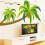 3X Coconut  Tree Sticker Tropical Beach Wall Decal Living Room Backdrop Sticker 3
