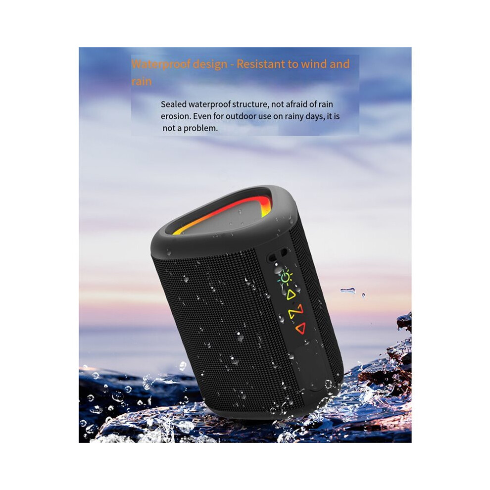 Portable Wireless Speaker, Stereo Sound, Rgb Lighting, Tws Pairing, Waterproof Design For Outdoor Use. 6031353629284