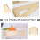 1Set Brass Ruler Set Golden Drawing Triangle Protractor Straightedge 11