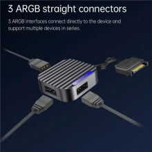 ARGB Controller for CPU Case Fan and LED Light Radiator with Remote Control A