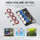 DC5V Four Spray Humidifier with Colorful Ambient Lighting, DIY Atomization Control Board, Ultrasonic Atomizer B 2