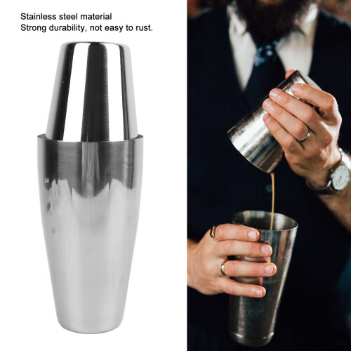 2-Layer Shaker Tin 800/600ml Stainless Steel 2