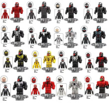 16pcs Superhero Venom Minifigure Kid Toy Gift