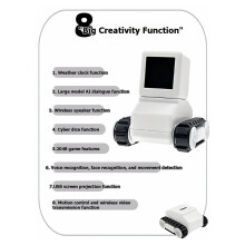 Esp-Sparkbot Desktop Pet Robot with Esp32 Electronic Multiple Functions Pet Robots Cute Accessories with Camera