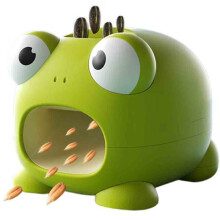 Wiederaufladbarer Automatischer Melonenkernschäler in Froschform mit Cartoon-Motiv, Intelligenter Poröser Elektrischer Melonenkernschäler mit