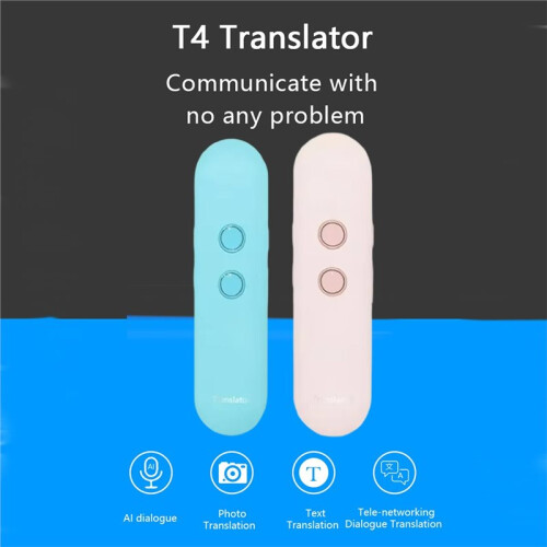 T4 Portable Wireless  Translator Two-Way Real  Instant Voice Translator APP  Multi-Language 1