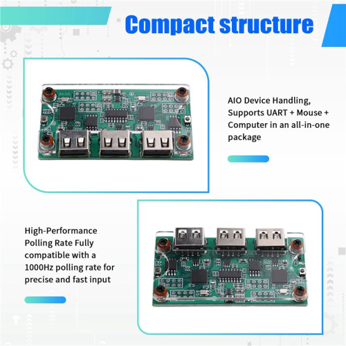 MAKCU Key&Mouse Box for  Development Boards ESP32-S3 with Shell and Cable