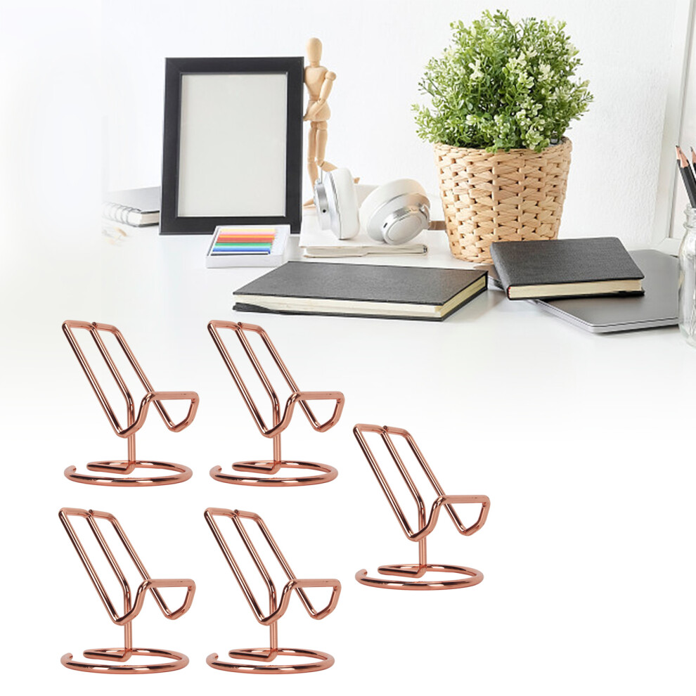 5Pcs Metal Phone Stands, Cute Ergonomic & Portable Desk Accessories 8711388930156