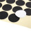 45pcs 19mm Circles Round Code Stickers Self Adhesive Sticky Labels Black 7