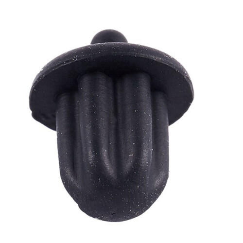 100X Black Rubber 6.35mm Audio Jack PC DVD Microphone Socket Dust Cover