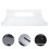 1 Set Router Organizer Simple Storage Rack Wall Mounted Storage Holder 4