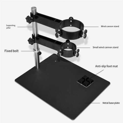 Multi-Function Hot Air Gun Stand Holder for Electronic Repair Welding Platform Detection Digital Motherboards Sturdy 1