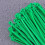 1000Pcs Self-Locking Nylon Cable Ties Green Durable Wire Tie Wraps 10