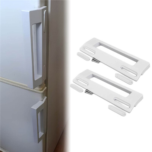 2 Set Replacement Handle Kitchen Appliance Parts Plastic Texture Refrigerator Handles Suitable for Refrigerators Repair 2