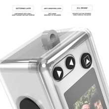 New Protective Kit for Charmera Cameras 2 in 1 Set with TPU Case Tempered Glass Screen Protector