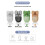 USB Rechargeable AI Wireless Mouse Silent 2.4G/ Mouse AI Voice Control for Computer/Office Green 10