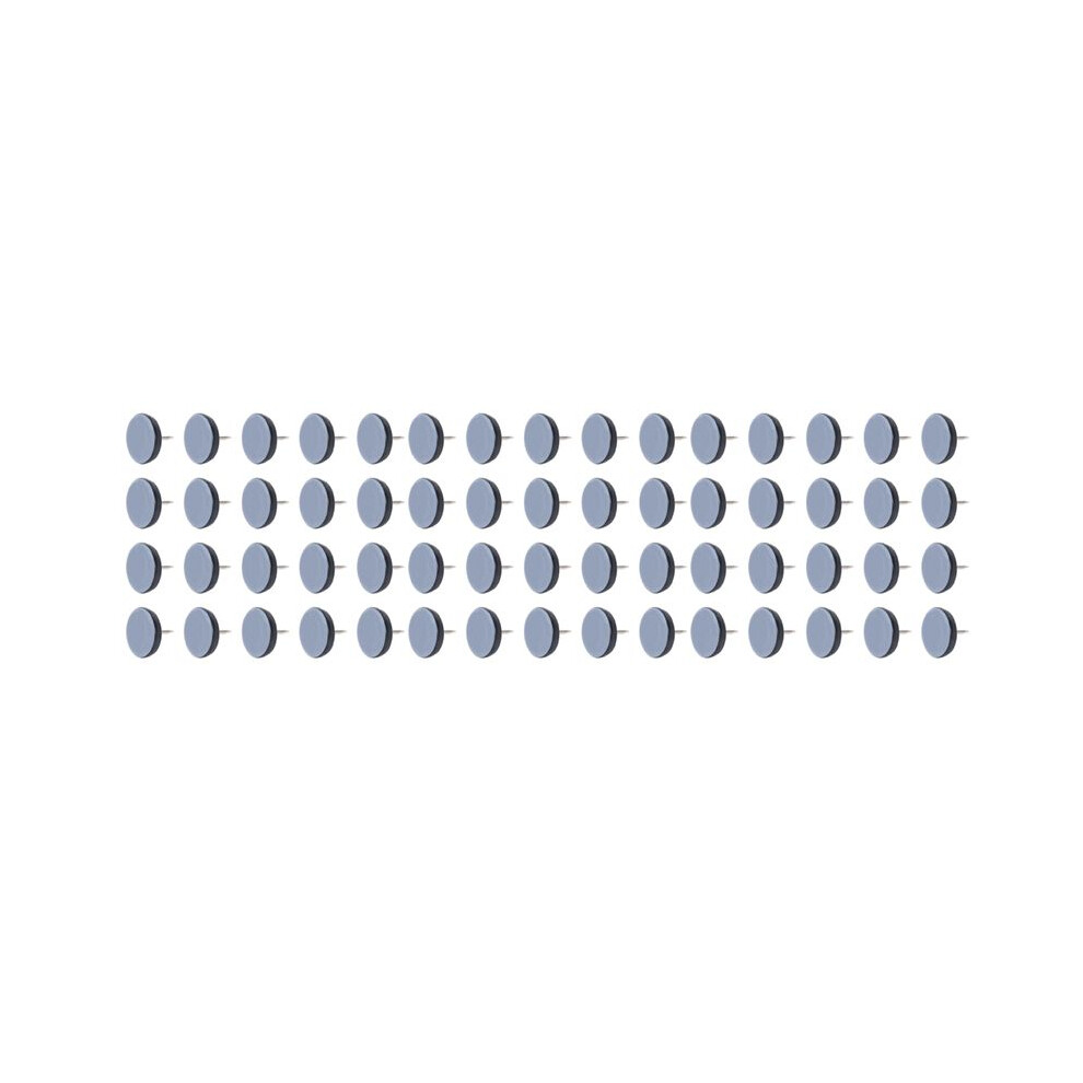 60Pcs 25mm Chair Gliders Furniture Sliders PTFE Easy Moving Pads Round with Nail Feet Protector for Hardwood Floor-image-OPC-PWKB58S-NEW