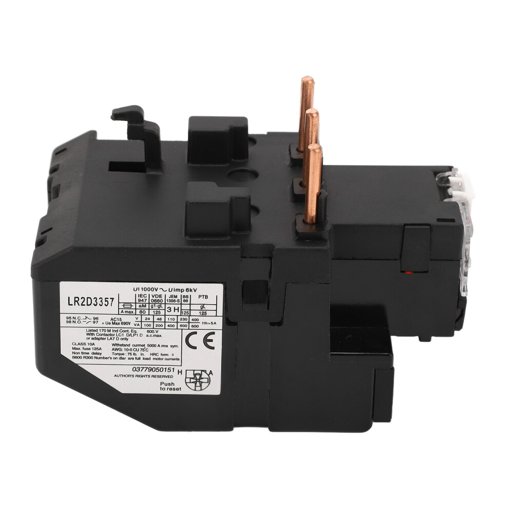 Thermal Overload Relay Lr2d3357 37-50A 600V Plug-In Protection 8431388931532