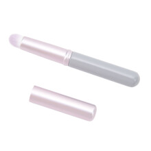 Tragbare Lippenpinsel 2 Stück Weiche Haar Kosmetikwischer für einfache Lippen-Make-up-Anwendung