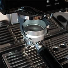 Espresso Doseringstratt, Aluminium Metall Barista Kaffe Doseringstratt Kompatibel för 54 mm  Portafilter - Silver