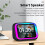 3X Intelligent Large Screen  Clock Speaker with Temperature Display Control Table Speaker FM Office Decor Black 6