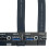 USB 3.0 Front Panel Hub IO Panel 2-Port USB3.0+2-Port USB2.0+1-Port TYPE-C 20G+LED  for PC Case Desktop Black 5