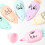 6 pcs compact carrot-shaped highlighters for study and art 5