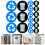 Worgeous Recycle And Trash Sticker Recycling Labels Large Bin Garbage 5